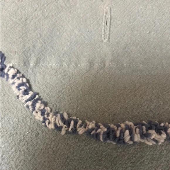 UO Shower Curtain Cover. Margot Chenille Abstract Design*10 Top Hang Buttonholes - Picture 2 of 5